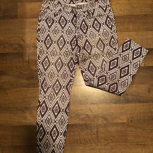 7 FOR ALL MANKIND Batik Print cropped jeans 25